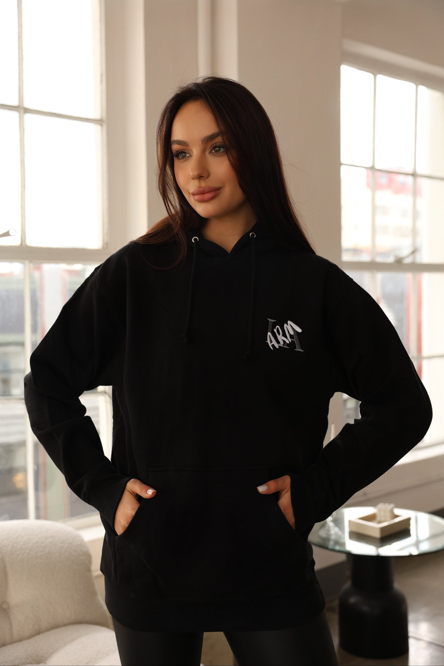 “New Generation, La-Arm” Unisex Oversized Hoodie